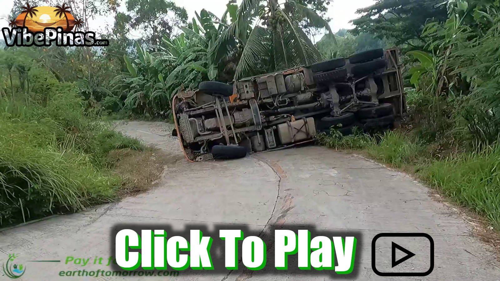 There Has Been An Accident With A Truck Here In Ginatilan Mountain Cebu